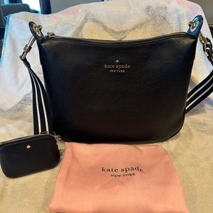 Kate Spade Leather Crossbody Black